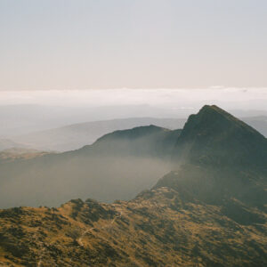 Snowdon Landscape Film Print - Watkin Path to the Summit
